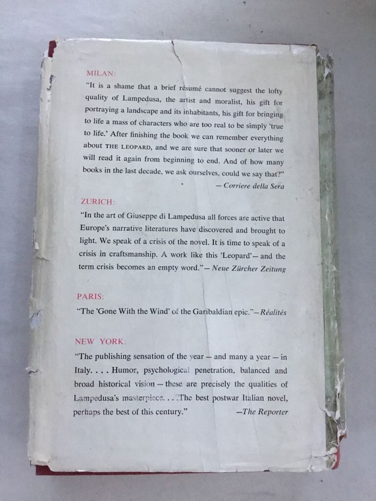 The Leopard  (Pantheon Books Inc.) book collectible - Main Image 2