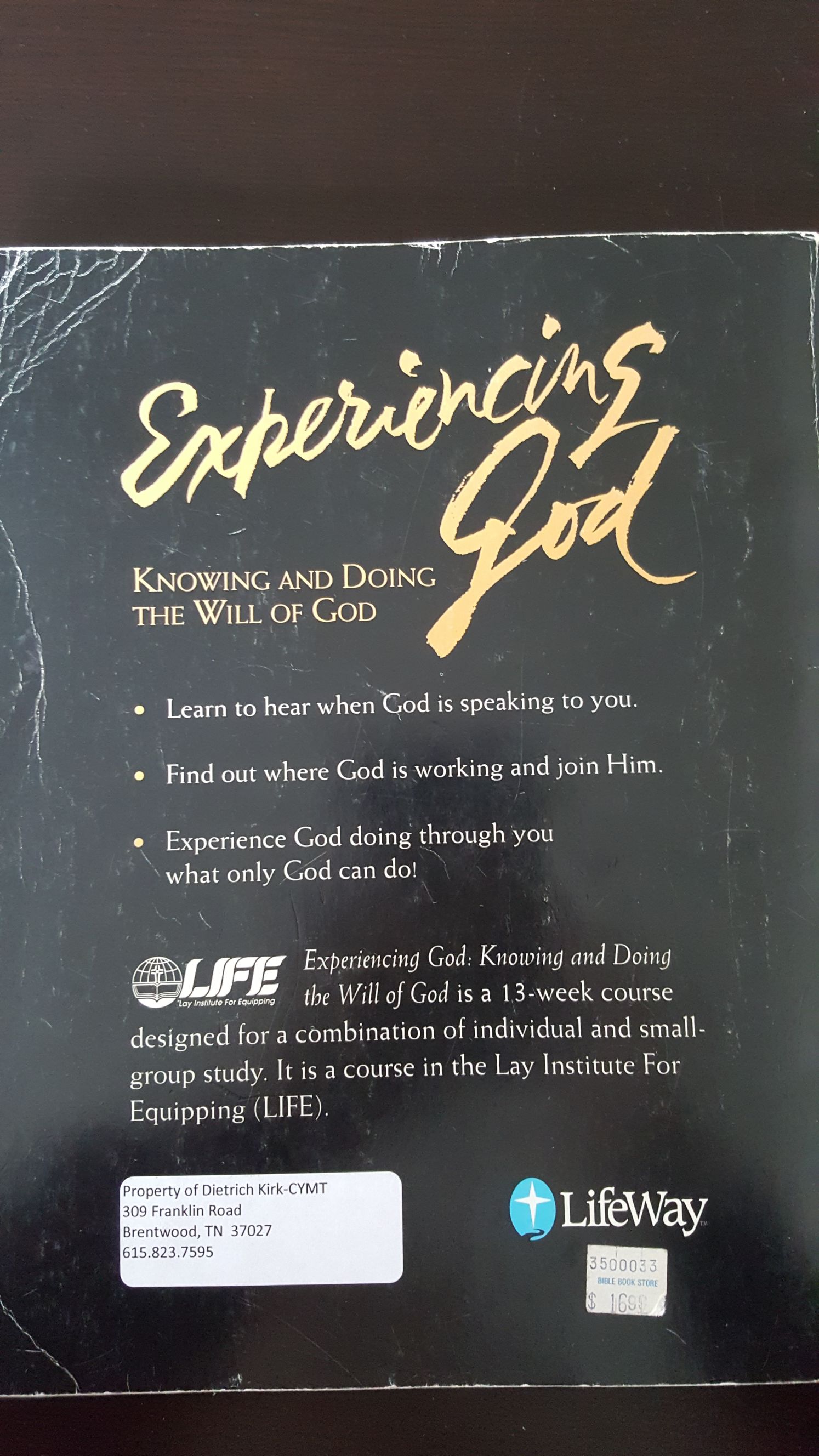 Experiencing God - Claude V. King (B&H Publishing Group) book collectible [Barcode 9780805499513] - Main Image 2