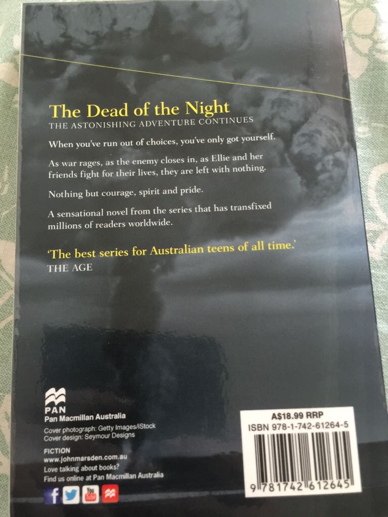 Dead Of The Night, The - John Marsden (Pan) book collectible [Barcode 9781742612645] - Main Image 2