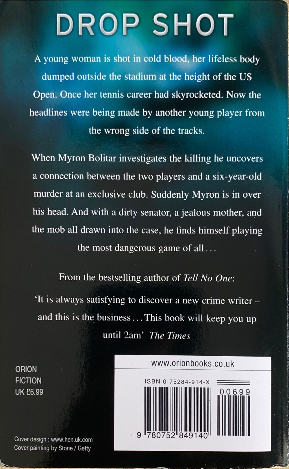Drop Shot - Harlan Coben (Orion - Paperback) book collectible [Barcode 9780752849140] - Main Image 2