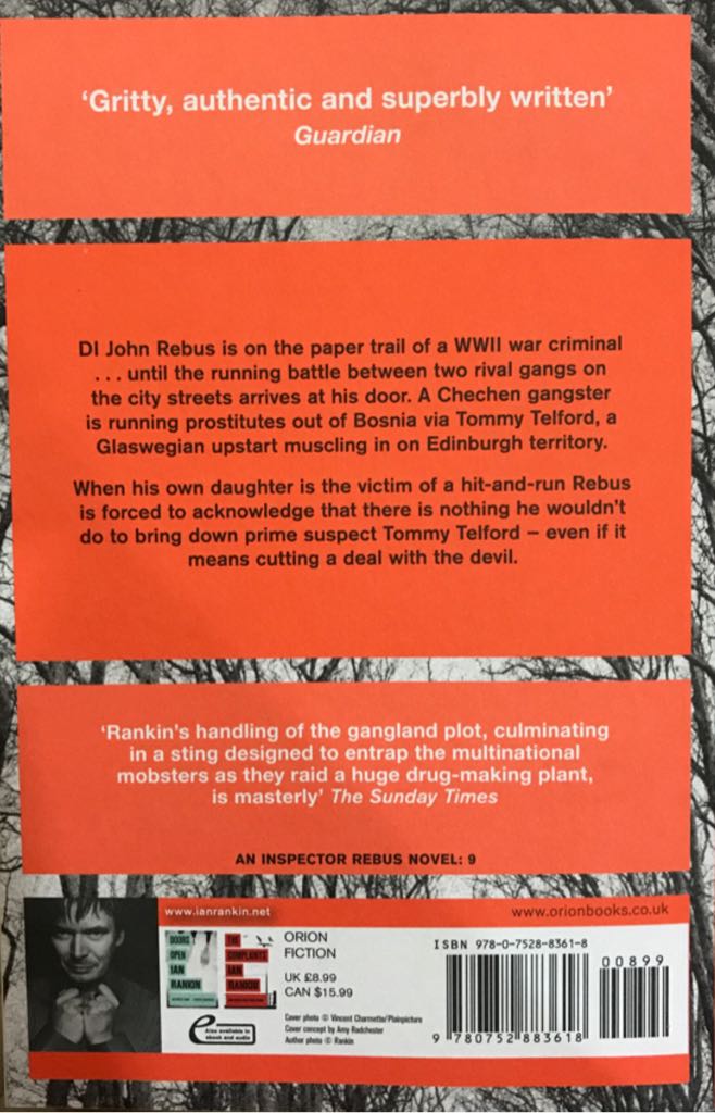 Hanging Garden, The - Ian Rankin (Orion - Paperback) book collectible [Barcode 9780752883618] - Main Image 2