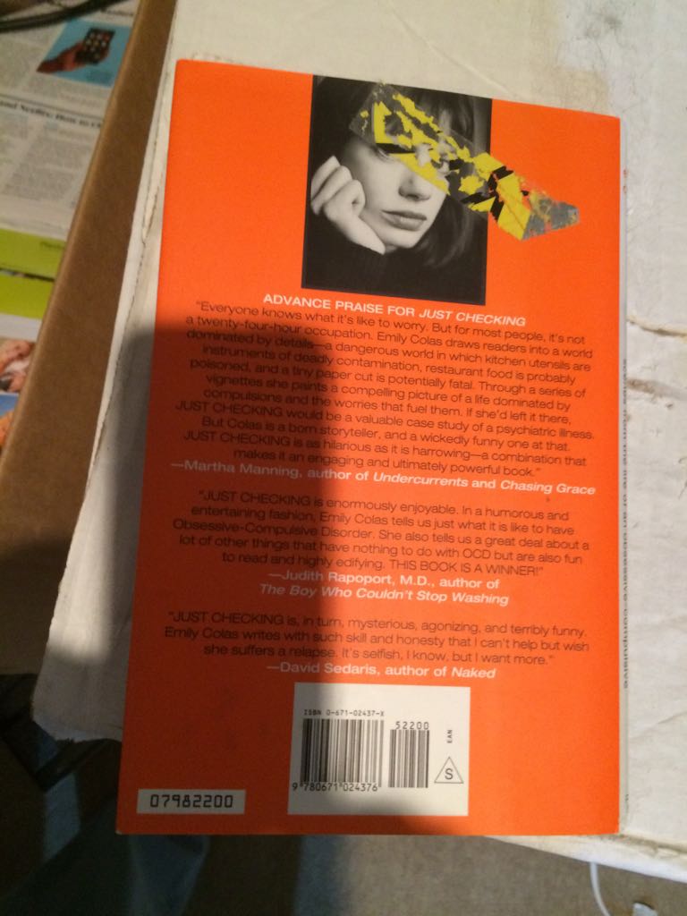 Just Checking - Emily Colas (Beyond Words/Atria Books - Hardcover) book collectible [Barcode 9780671024376] - Main Image 2