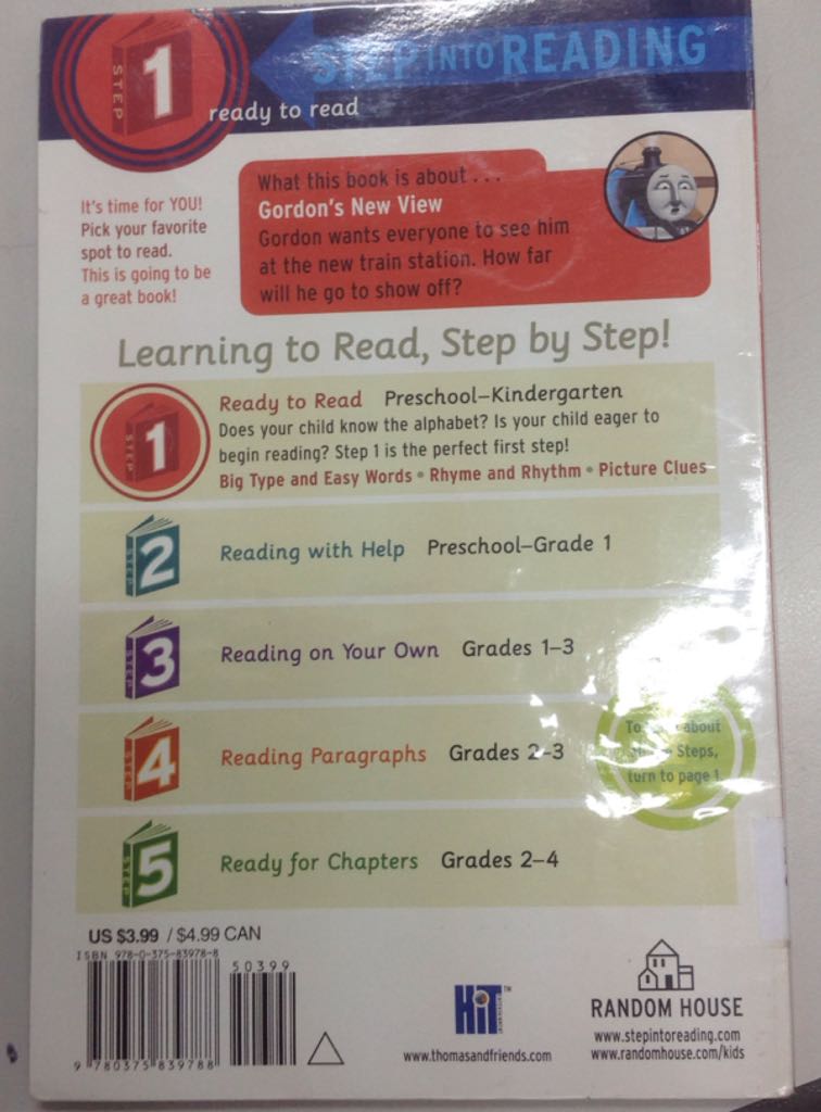 Thomas and Friends: Gordon’s New View (Thomas - REV. W. AWDRY (Random House Books for Young Readers) book collectible [Barcode 9780375839788] - Main Image 2