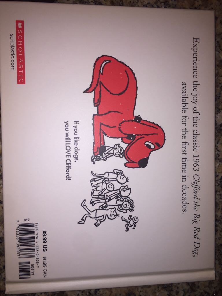 Clifford The Big Red Dog - Norman Bridwell book collectible [Barcode 9781338043037] - Main Image 2