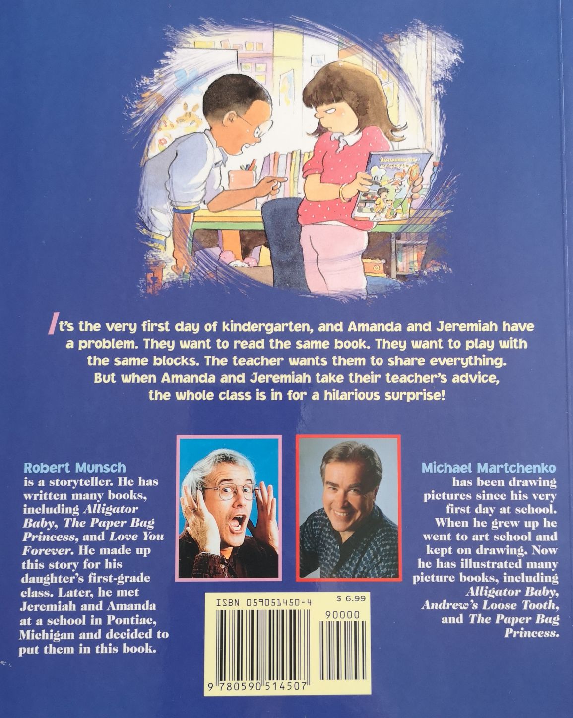 Munsch: We Share Everything - Robert Munsch (Scholastic Canada Ltd. - Paperback) book collectible [Barcode 9780590514507] - Main Image 2