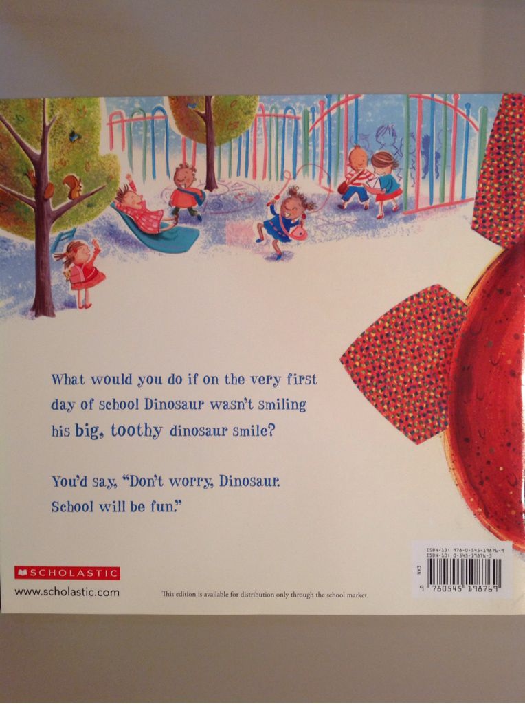 Dinosaur Starts School - Pamela Duncan Edwards (Scholastic - Paperback) book collectible [Barcode 9780545198769] - Main Image 2