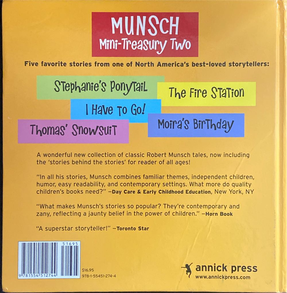 Munsch: Mini-Treasury Two - Robert Munsch (Annick Press - Hardcover) book collectible [Barcode 9781554512744] - Main Image 2