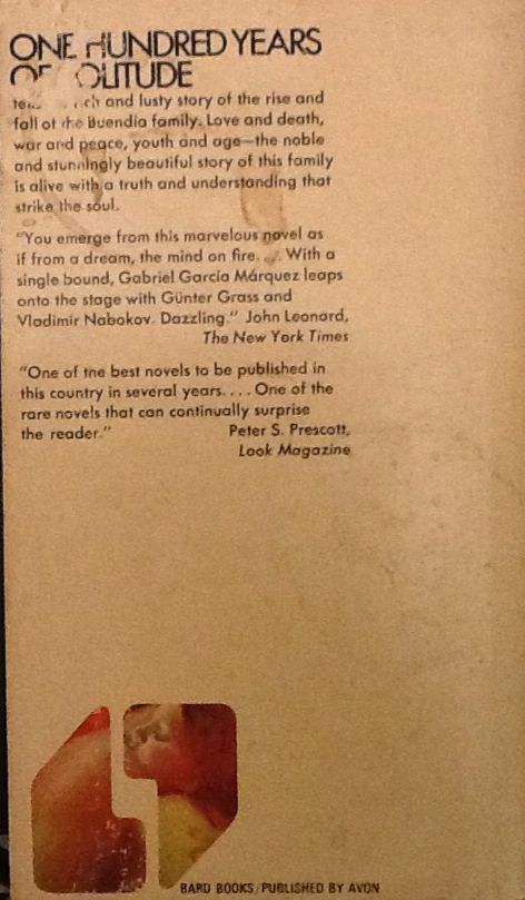 One Hundred Years Of Solitude  - Gabriel Garcia Marquez (Paperback) book collectible - Main Image 2