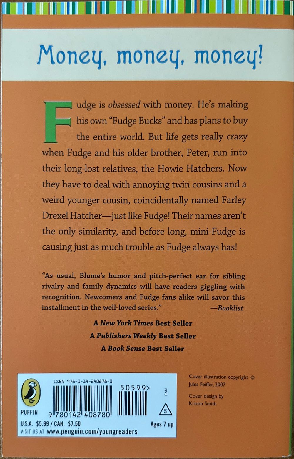 Double Fudge - Judy Blume (Puffin Books - Trade Paperback) book collectible [Barcode 9780142408780] - Main Image 2