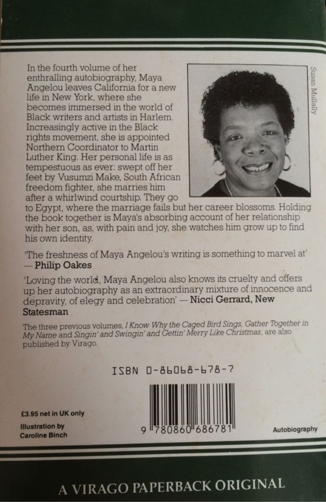 The Heart of a Woman - Maya Angelou (Virago - Paperback) book collectible [Barcode 9780860686781] - Main Image 2