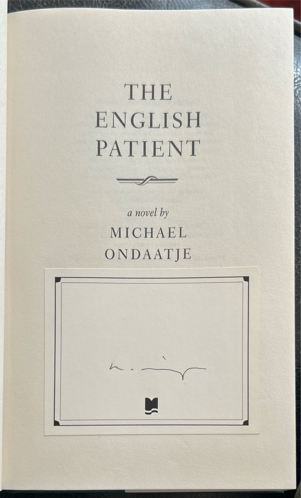 English Patient, The - Michael Ondaatje (McClelland - Hardcover) book collectible [Barcode 9780771068867] - Main Image 2