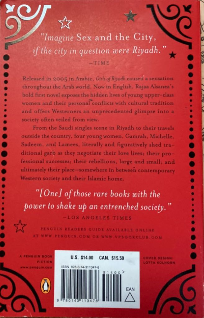 Girls Of Riyadh - Rajaa Alsanea (Penguin Paperbacks) book collectible [Barcode 9780143113478] - Main Image 2