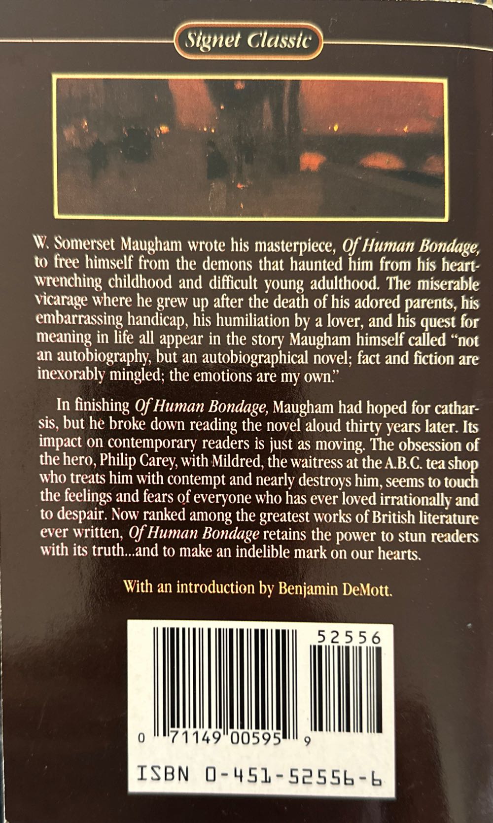 Of Human Bondage - W. Somerset Maugham (Signet Classics - Audiobook) book collectible [Barcode 9780451525567] - Main Image 2