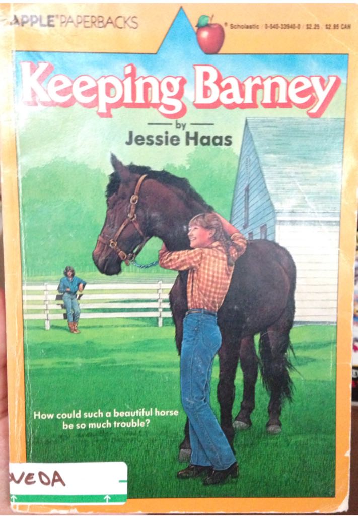 Keeping Barney - Jessie Haas book collectible [Barcode 9780590339407] - Main Image 1