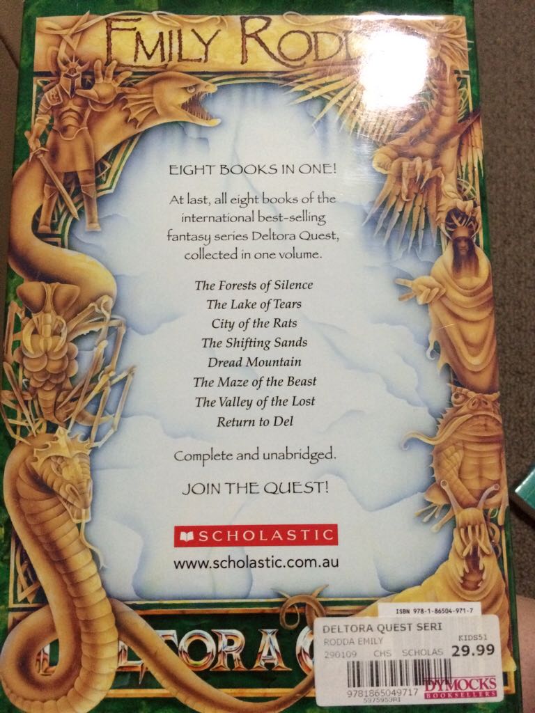 Deltora Quest I: 1-8 - Emily Rodda (Scholastic - Hardcover) book collectible [Barcode 9781865049717] - Main Image 2