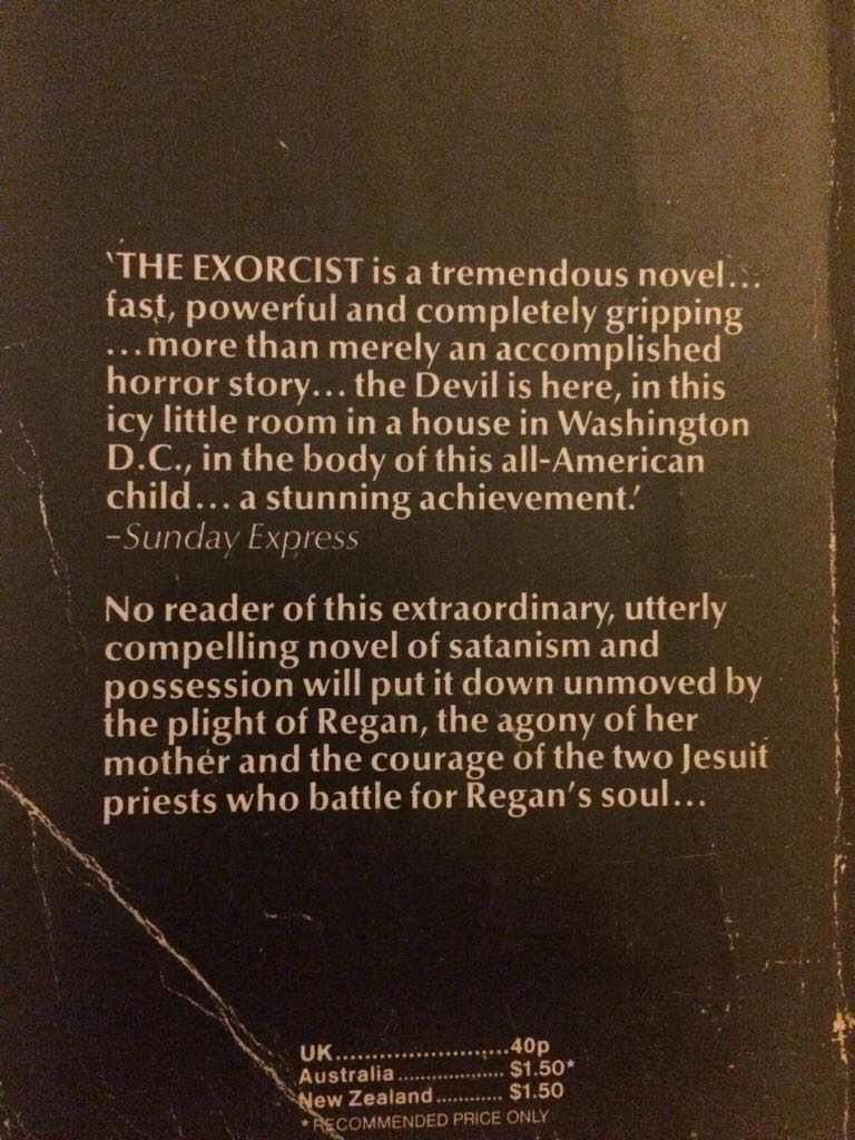 The Exorcist - Peter Blatty book collectible - Main Image 2