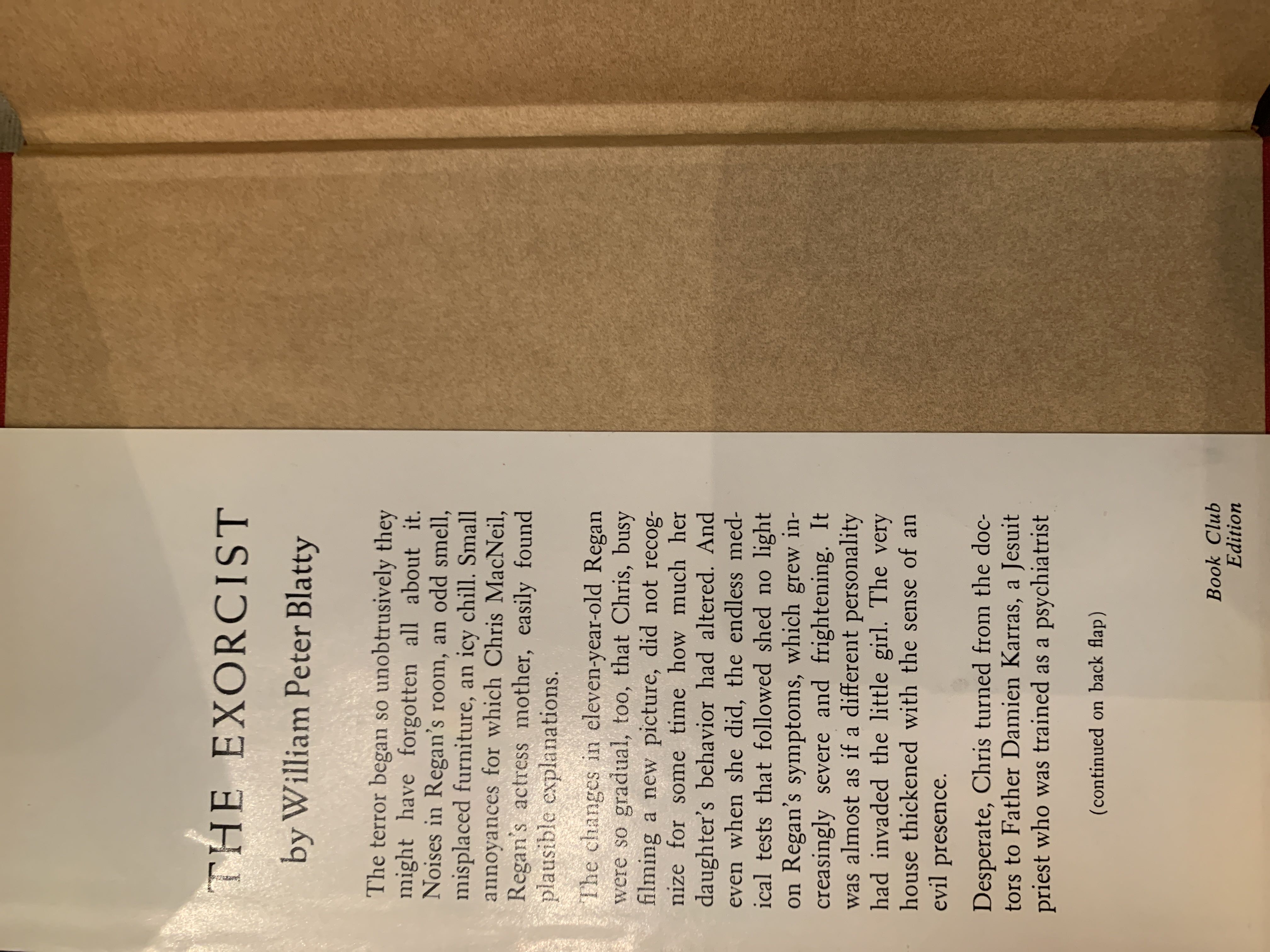 The Exorcist - William Peter Blatty (Harper & Row - Paperback) book collectible - Main Image 2