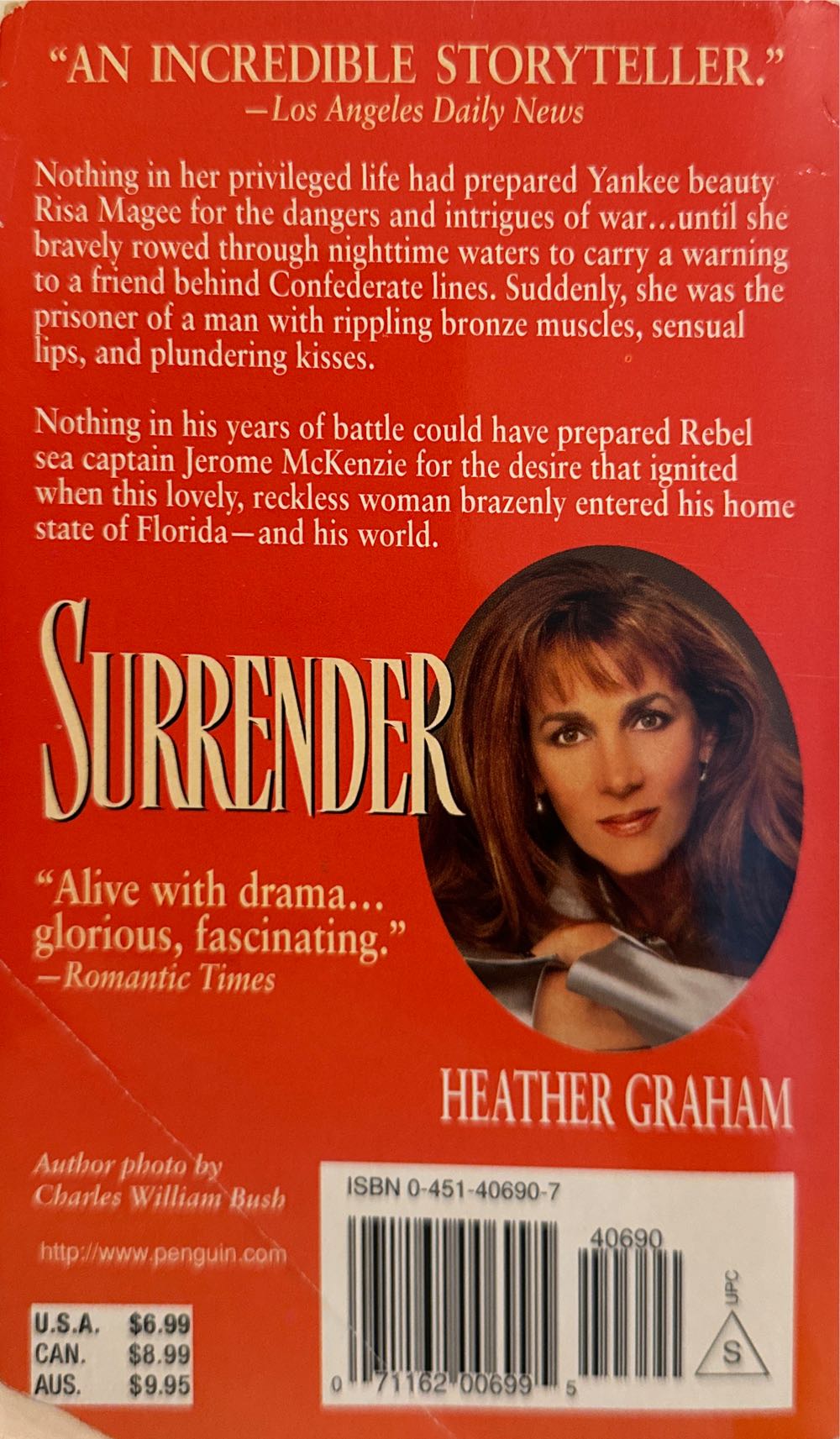 Surrender-discarded - Heather Graham (Topaz Historical Romance - Paperback) book collectible [Barcode 9780451406903] - Main Image 2