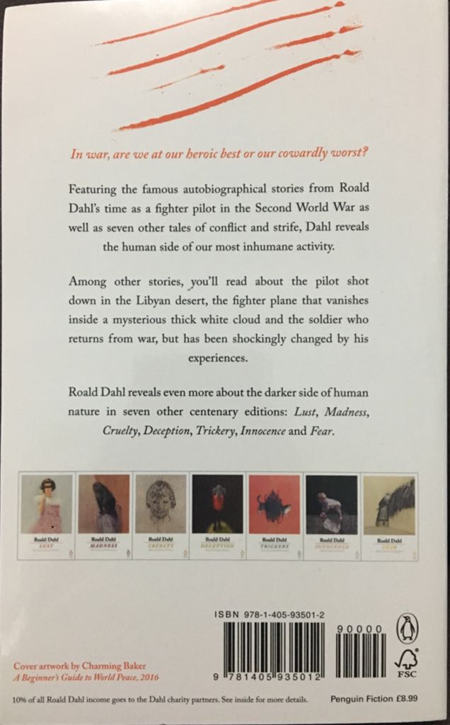 War - Roald Dahl (Penguin Books - Paperback) book collectible [Barcode 9781405935012] - Main Image 2