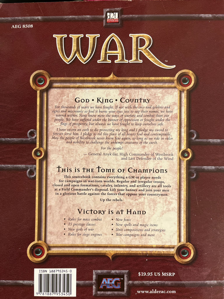 War - Sebastian Junger et al. (Alderac Entertainment Group (AEG) - Paperback) book collectible [Barcode 9781887953450] - Main Image 2