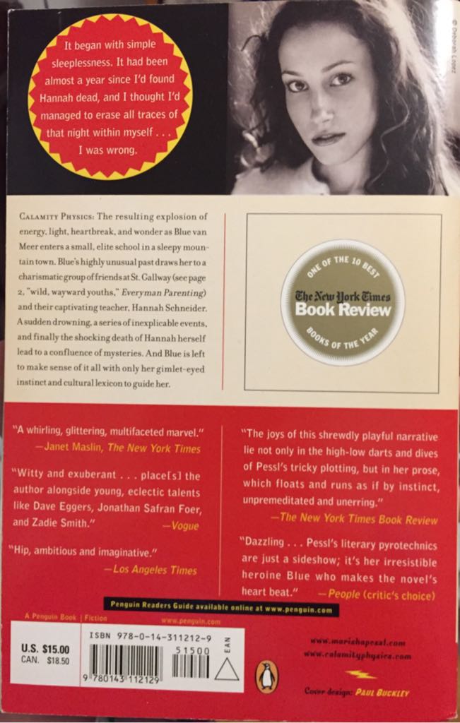 Special Topics in Calamity Physics - Marisha Pessl (Penguin Group USA - Paperback) book collectible [Barcode 9780143112129] - Main Image 2