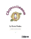 Chrysanthemum - Kevin Henkes (Mulberry Books - Paperback) book collectible [Barcode 9780440848127] - Main Image 1