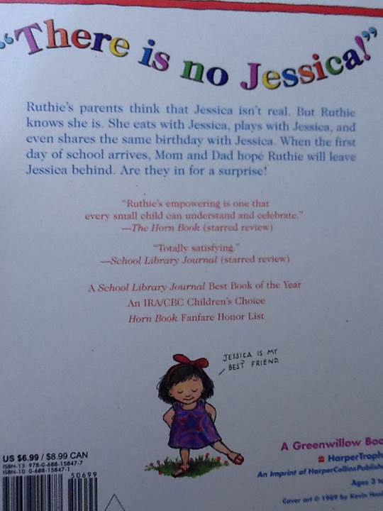 Jessica - Kevin Henkes (Greenwillow Books - Paperback) book collectible [Barcode 9780688158477] - Main Image 2