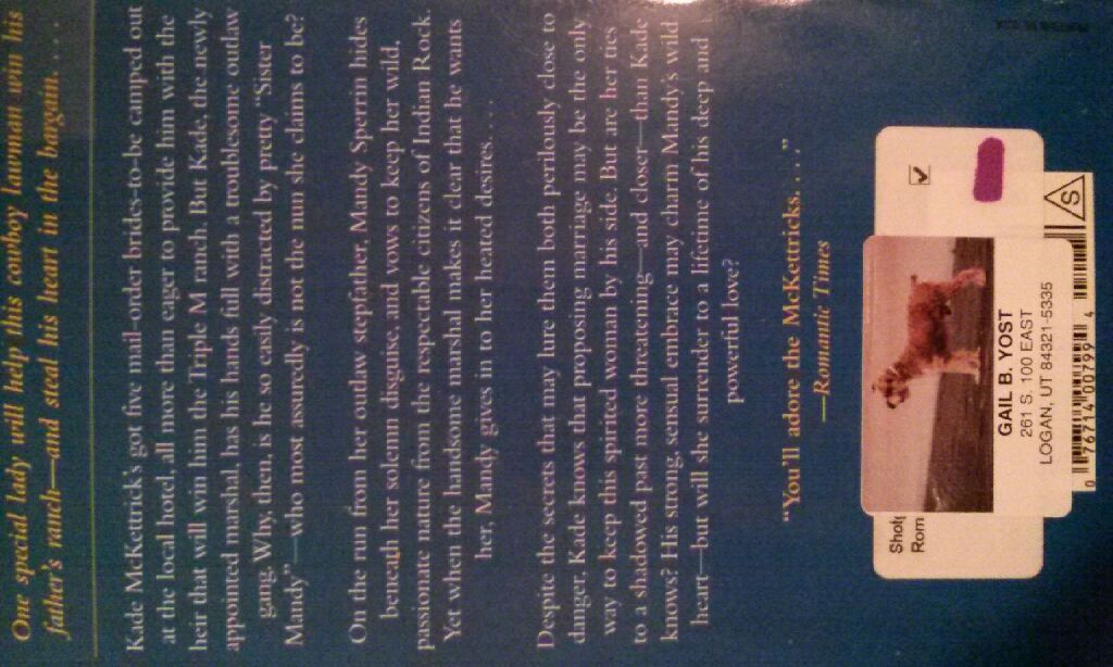 Shotgun Bride (Kade) - Linda Lael Miller (Pocket Star - Paperback) book collectible [Barcode 9780743422741] - Main Image 2