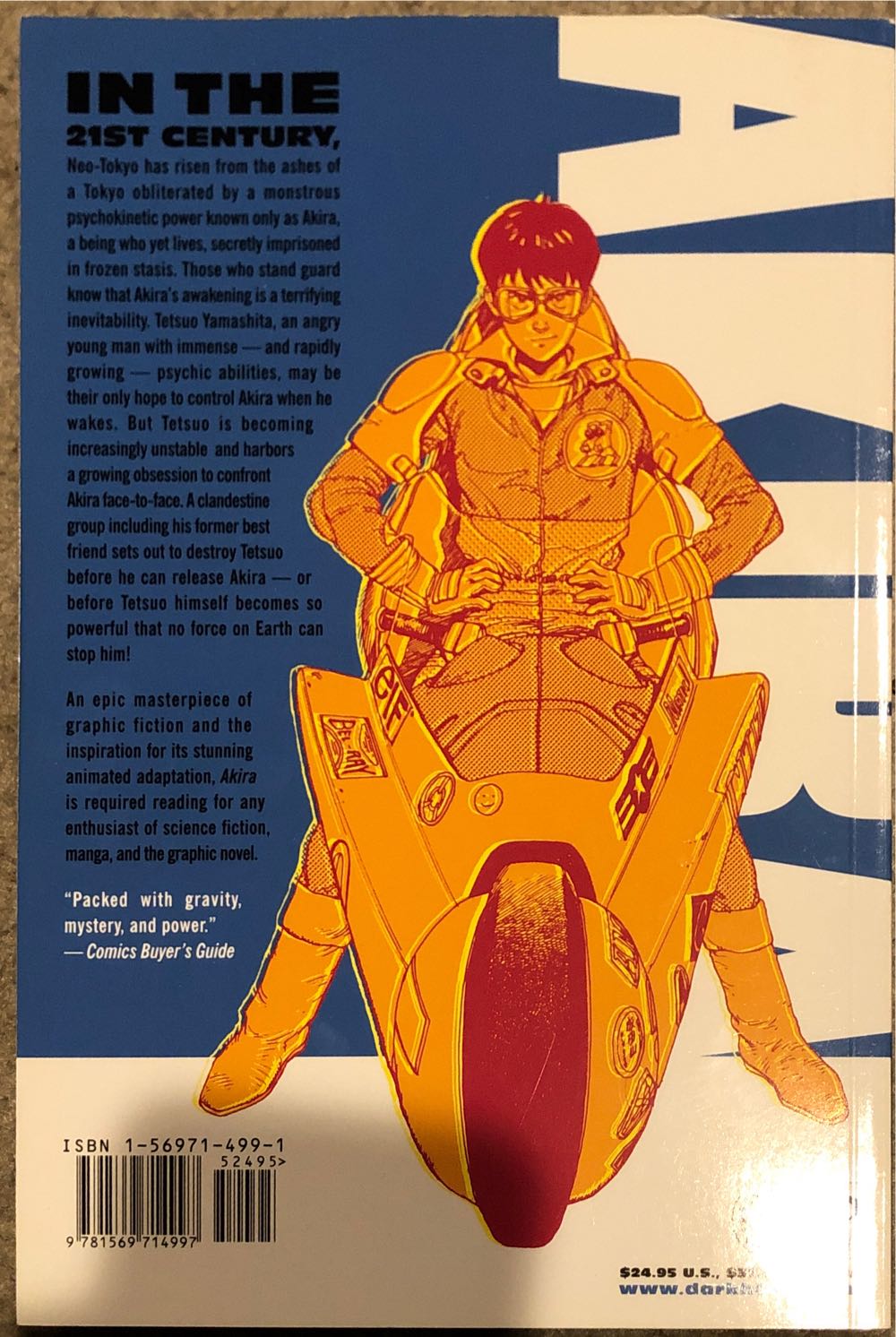 Akira Volume 2 - Katsuhiro Otomo (Dark Horse Comics - Trade Paperback) book collectible [Barcode 9781569714997] - Main Image 2