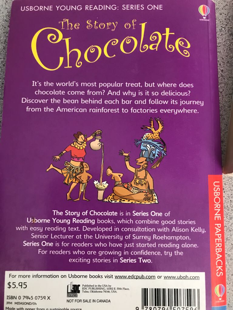Chocolate - Kirsten Tibballs (Usborne Pub Limited) book collectible [Barcode 9780794507596] - Main Image 2