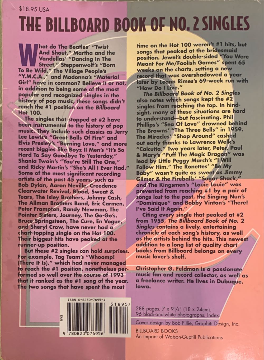 The Billboard Book Of No. 2 Singles - Christopher G. Feldman (Billboard Books - Paperback) book collectible [Barcode 9780823076956] - Main Image 2