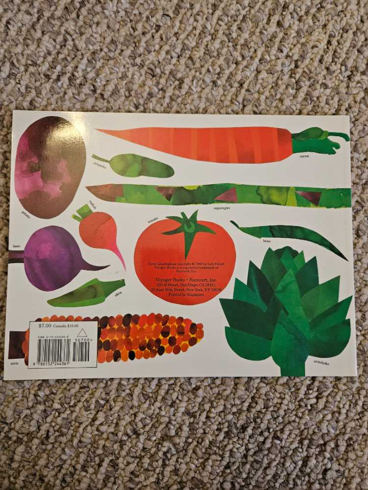 Eating the Alphabet: Fruits & Vegetables from A to Z - Lois Ehlert (Hmh Books for Young Readers - Paperback) book collectible [Barcode 9780152244361] - Main Image 2