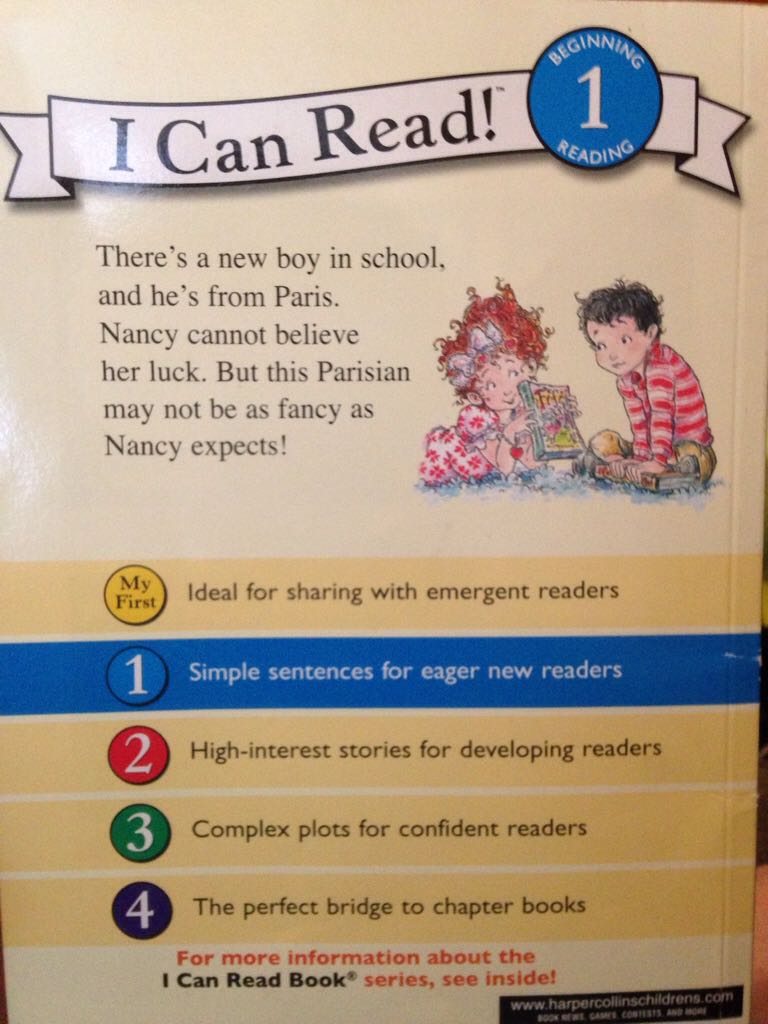 Fancy Nancy and the Boy from Paris - Jane O’Connor (Harper Collins - Paperback) book collectible [Barcode 9780061236099] - Main Image 2