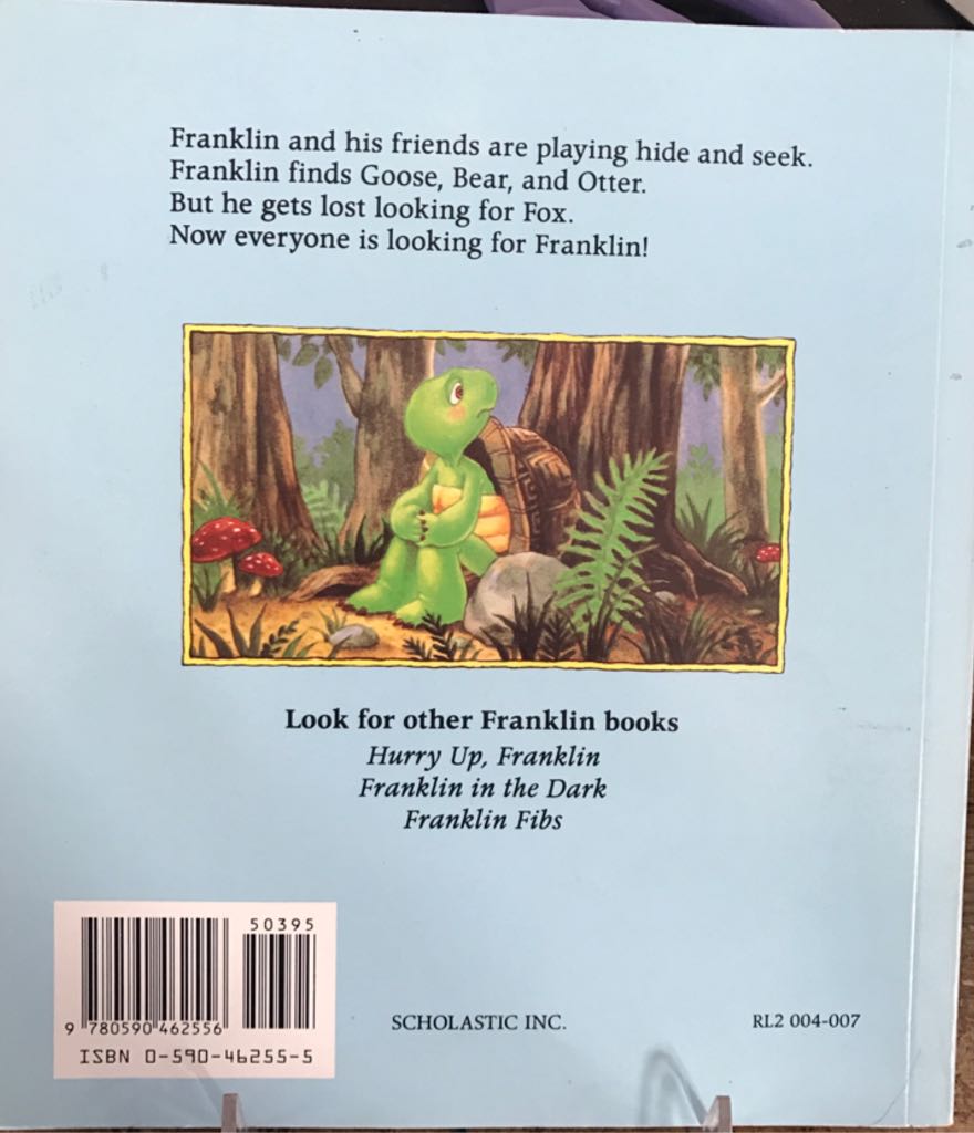Franklin Is Lost - Paulette Bourgeois (Scholastic - Paperback) book collectible [Barcode 9780590462556] - Main Image 2