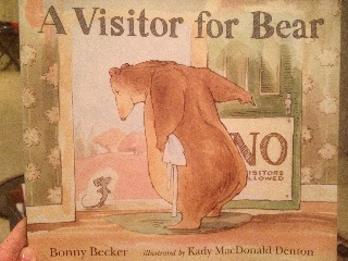 A Visitor for Bear - Bonny Becker (Candlewick - Paperback) book collectible [Barcode 9780763644895] - Main Image 1
