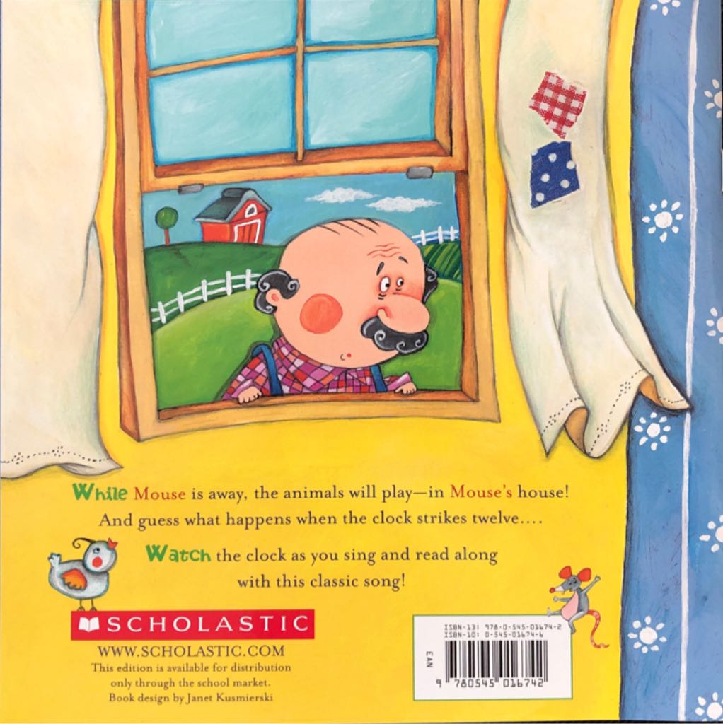 Hickory Dickory Dock - Sing and Read Storybook (Scholastic - Paperback) book collectible [Barcode 9780545016742] - Main Image 2