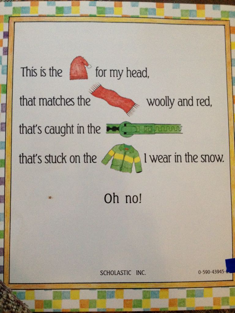 Jacket I Wear In The Snow, The - Shirley Neitzel (Scholastic Paperbacks - Paperback) book collectible [Barcode 9780590439459] - Main Image 2