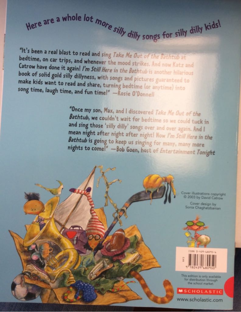 I’m Still Here in the Bathtub - Alan Katz (Margaret K. McElderry - Paperback) book collectible [Barcode 9780439680950] - Main Image 2