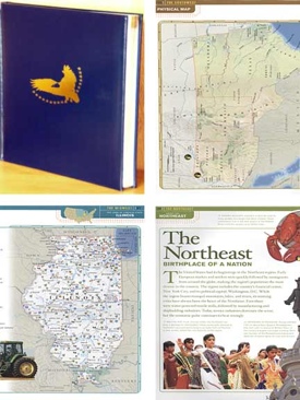 National Geographic United States Atlas For Young Explorers (Third Edition) (Deluxe Leather Edition)