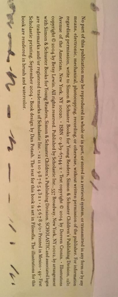 Duck for President - Doreen Cronin (Scholastic - Hardcover) book collectible [Barcode 9780439671446] - Main Image 2