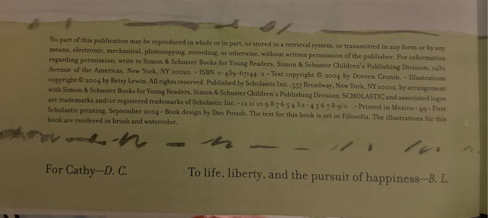 Duck for President - Doreen Cronin (Scholastic - Hardcover) book collectible [Barcode 9780439671446] - Main Image 3