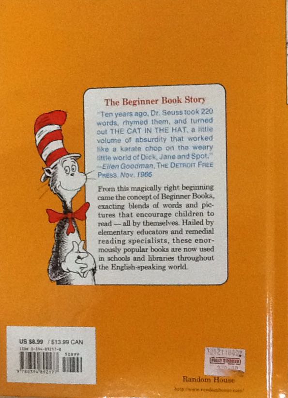 Seuss: I Am Not Going to Get Up Today! - Dr. Seuss (Random House - Hardcover) book collectible [Barcode 9780394892177] - Main Image 2