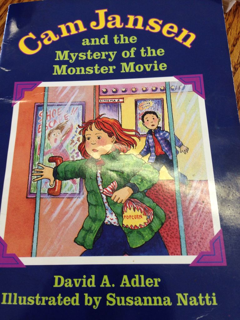 Cam Jansen and the Mystery of the Monster Movie - David A. Adler (Scholastic - Paperback) book collectible [Barcode 9780590422512] - Main Image 1