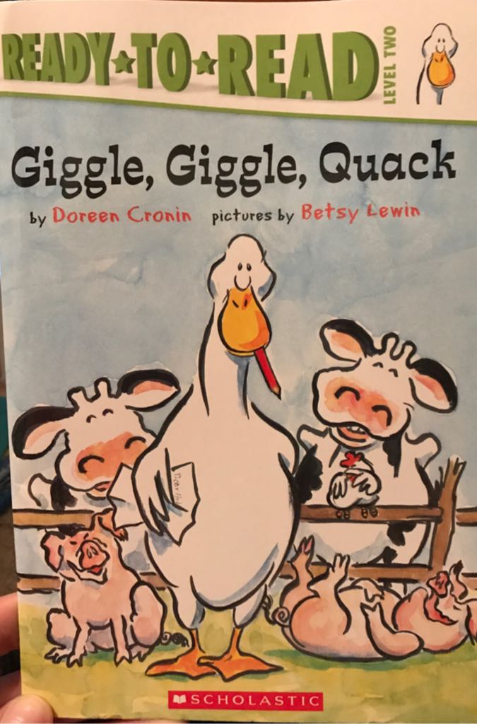 Giggle, Giggle, Quack - Doreen Cronin book collectible [Barcode 9781338169775] - Main Image 1