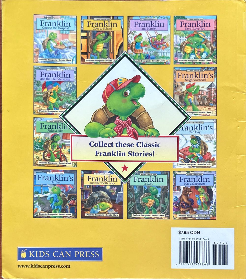 Franklin Goes To School - Paulette Bourgeois (Kids Can Press - Hardcover) book collectible [Barcode 9781550742763] - Main Image 2