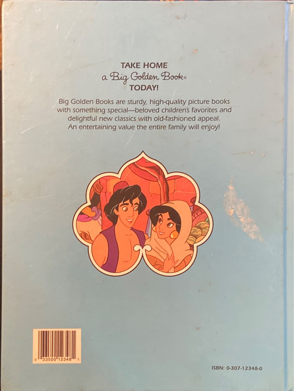 Aladdin - A Little Golden Book (A Golden Book; Western Publishing Company Inc.) book collectible [Barcode 9780307123480] - Main Image 2