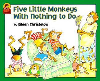 Five Little Monkeys with Nothing to Do - Eileen Christelow (Scholastic - Paperback) book collectible [Barcode 9780590511858] - Main Image 1