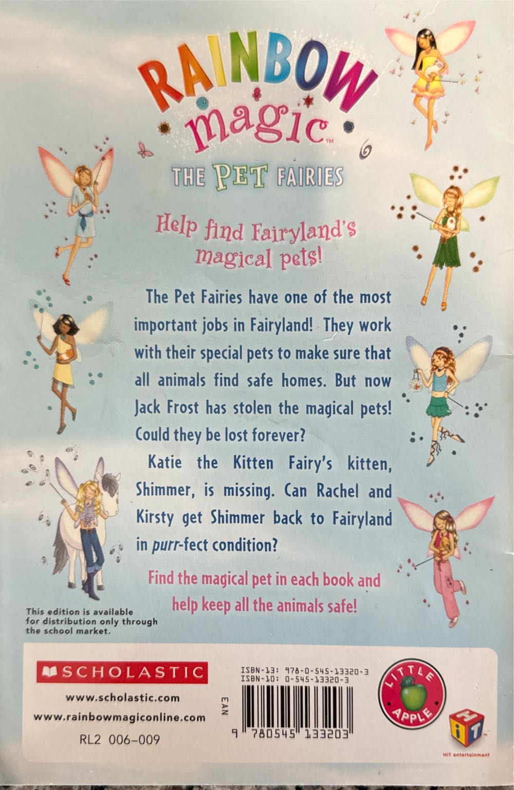 RM - Pet Fairies 1: Katie the Kitten Fairy - Daisy Meadows (Scholastic Inc. - Paperback) book collectible [Barcode 9780545133203] - Main Image 2