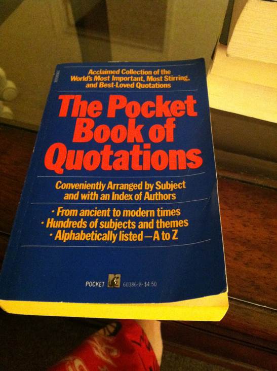 The Pocket Book Of Quotations