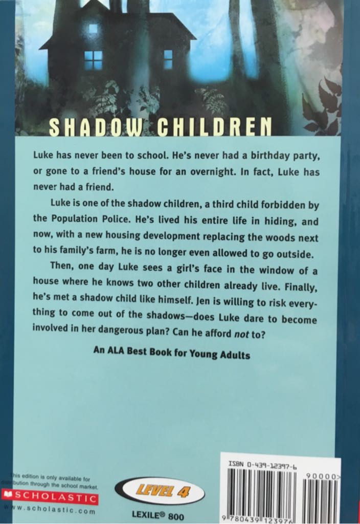 Among the Hidden - Margaret Peterson Haddix (- Paperback) book collectible [Barcode 9780439123976] - Main Image 2